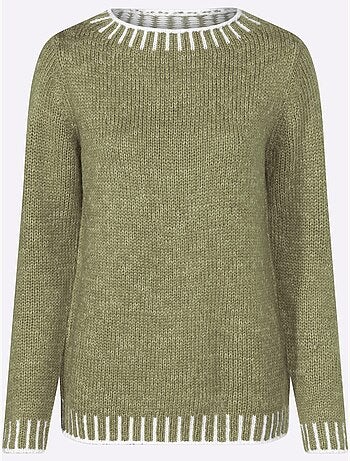 Pull à Manches Longues Avec Laine - Taille Standard - Witt
