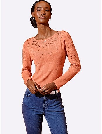 Pull à Manches Longues Avec Viscose (ecovero) - Taille Standard - Helline