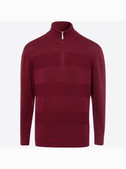 Pull à manches longues col à revers élégant - taille standard - moda vilona - Kiabi Pull à manches longues col à revers élégant - taille standard - moda vilona - Kiabi