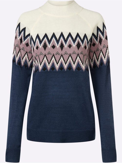 Pull à Manches Longues Col Montant Chaud - Taille Standard - Moda Vilona - Kiabi Pull à Manches Longues Col Montant Chaud - Taille Standard - Moda Vilona - Kiabi