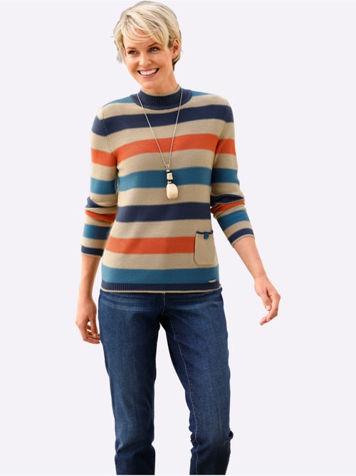 Pull à manches longues doux comme du cachemire - taille standard - witt - Kiabi Pull à manches longues doux comme du cachemire - taille standard - witt - Kiabi