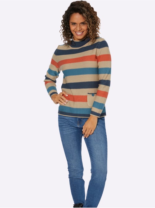 Pull à manches longues doux comme du cachemire - taille standard - witt - Kiabi Pull à manches longues doux comme du cachemire - taille standard - witt - Kiabi