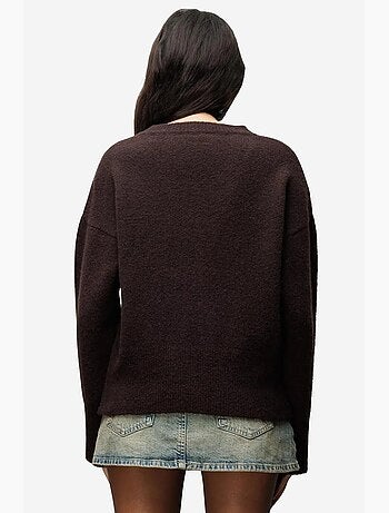Pull à manches longues et col en v mixray