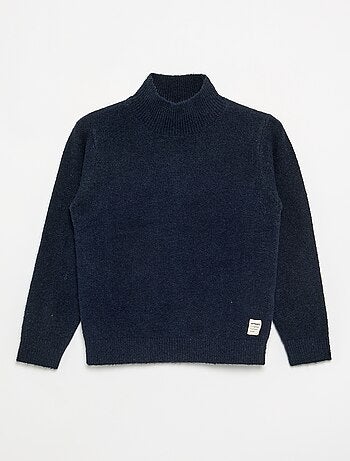 Pull à manches longues et col roulé