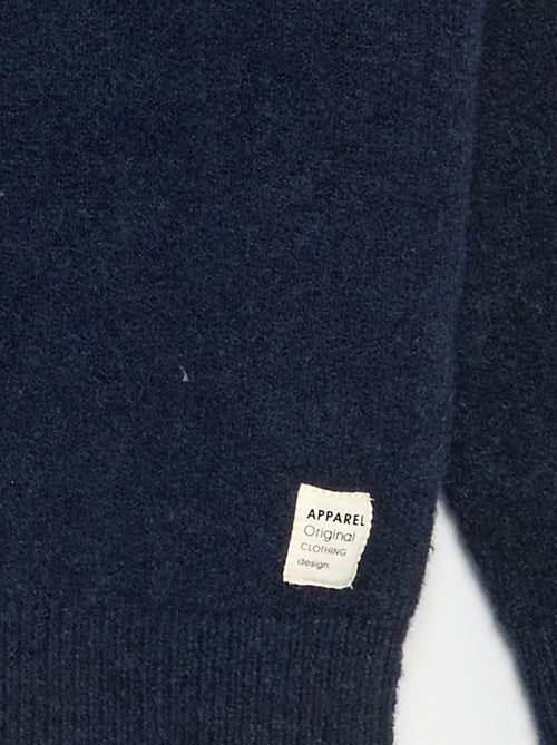 Pull à manches longues et col roulé - Kiabi