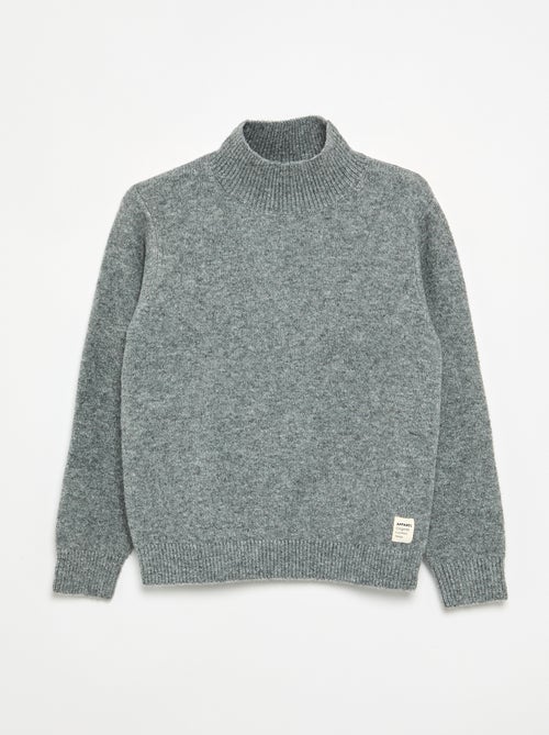 Pull à manches longues et col roulé - Kiabi