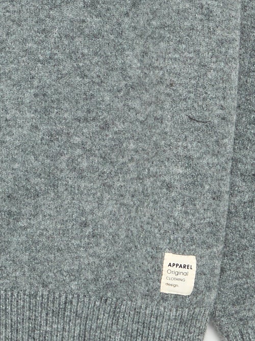 Pull à manches longues et col roulé - Kiabi