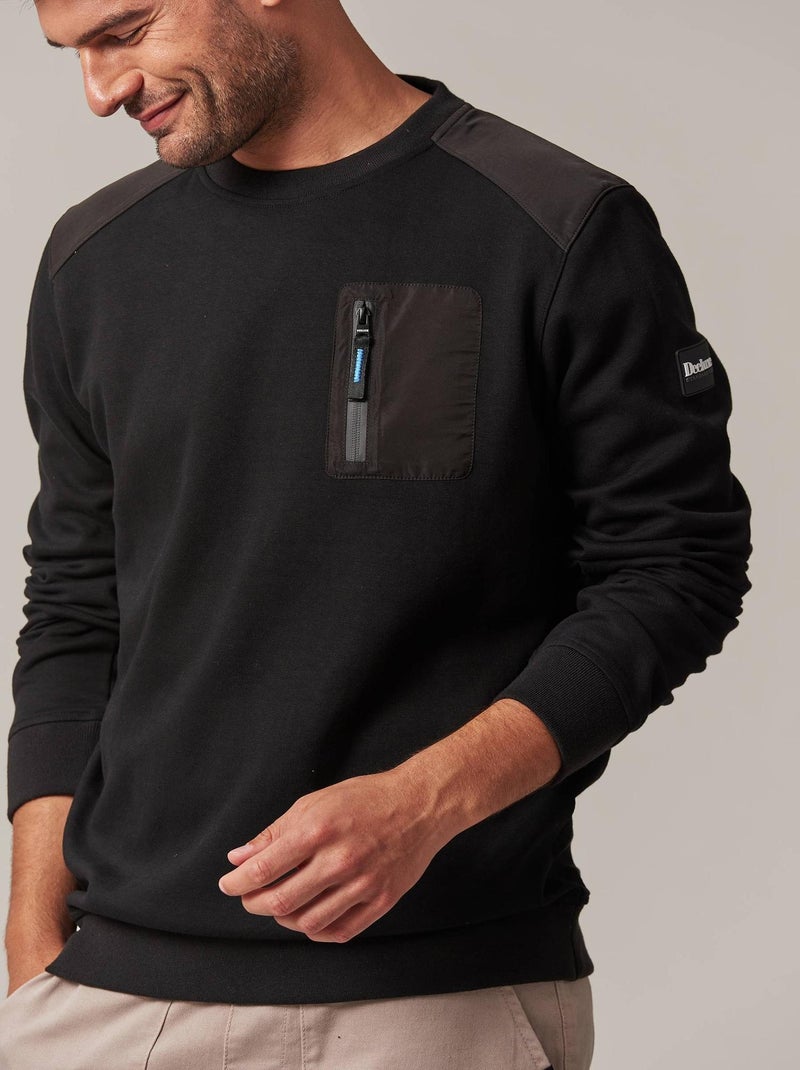 Pull Zippé Homme Pull 1/2 Zip Sun Mountain Colter Pour Homme - Couche Intermédiaire Golf - Nylon - Neuf Couche Intermédiaire Nylon
