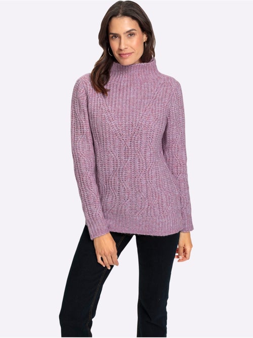 Pull à Manches Longues Fil Chiné Doux - Taille Standard - Witt - Kiabi Pull à Manches Longues Fil Chiné Doux - Taille Standard - Witt - Kiabi