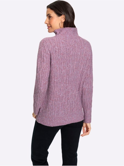 Pull à Manches Longues Fil Chiné Doux - Taille Standard - Witt - Kiabi Pull à Manches Longues Fil Chiné Doux - Taille Standard - Witt - Kiabi