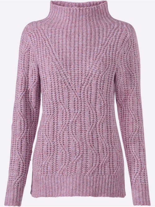 Pull à Manches Longues Fil Chiné Doux - Taille Standard - Witt - Kiabi Pull à Manches Longues Fil Chiné Doux - Taille Standard - Witt - Kiabi