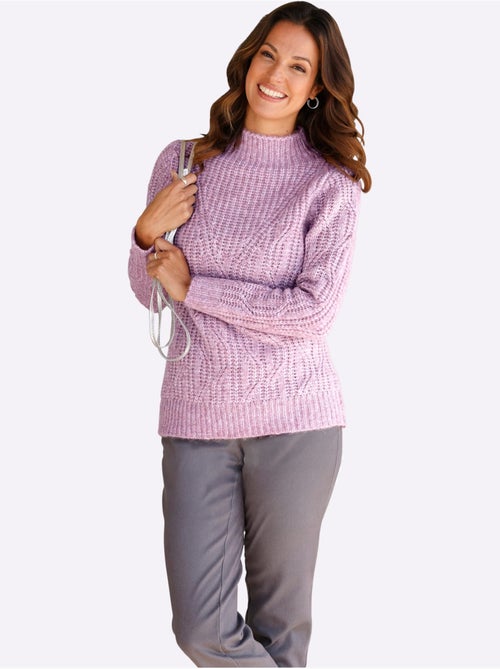 Pull à Manches Longues Fil Chiné Doux - Taille Standard - Witt - Kiabi Pull à Manches Longues Fil Chiné Doux - Taille Standard - Witt - Kiabi