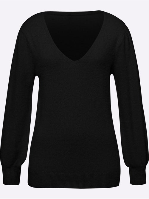 Pull à Manches Longues Fil Moelleux à Poils Longs - Taille Standard - Helline - Kiabi Pull à Manches Longues Fil Moelleux à Poils Longs - Taille Standard - Helline - Kiabi