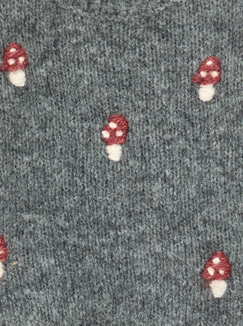 Pull  à manches longues Gris - Kiabi