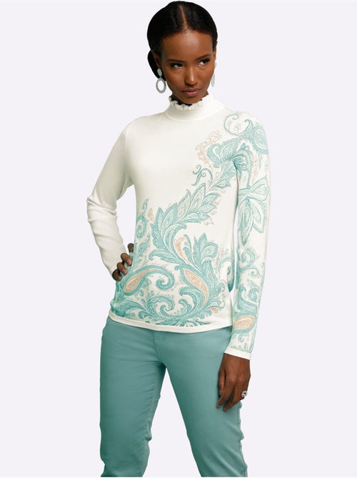 Pull à Manches Longues Jersey Fin - Taille Standard - Helline - Kiabi Pull à Manches Longues Jersey Fin - Taille Standard - Helline - Kiabi