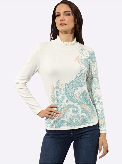 Pull à Manches Longues Jersey Fin - Taille Standard - Helline - Kiabi Pull à Manches Longues Jersey Fin - Taille Standard - Helline - Kiabi