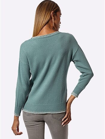 Pull à manches longues jersey fin - taille standard - helline