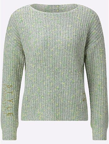 Pull à Manches Longues Joli Fil Boutonné - Taille Standard - Helline