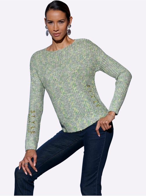 Pull à Manches Longues Joli Fil Boutonné - Taille Standard - helline - Kiabi