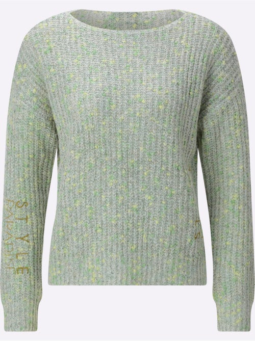 Pull à Manches Longues Joli Fil Boutonné - Taille Standard - helline - Kiabi