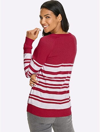 Pull à Manches Longues Manches Raglan - Taille Standard - Moda Vilona