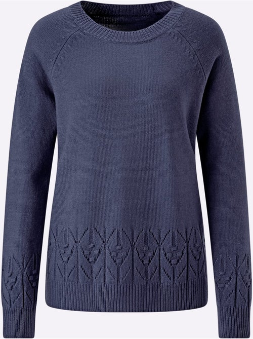 Pull à Manches Longues Manches Raglan - Taille Standard - Moda Vilona - Kiabi Pull à Manches Longues Manches Raglan - Taille Standard - Moda Vilona - Kiabi