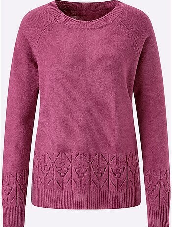 Pull à manches longues manches raglan - taille standard - moda vilona