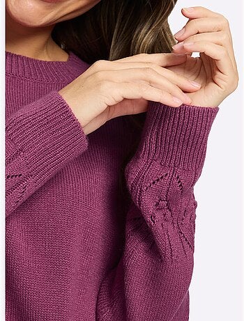 Pull à manches longues manches raglan - taille standard - moda vilona