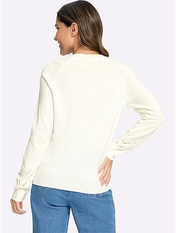 Pull à Manches Longues Manches Raglan - Taille Standard - Moda Vilona