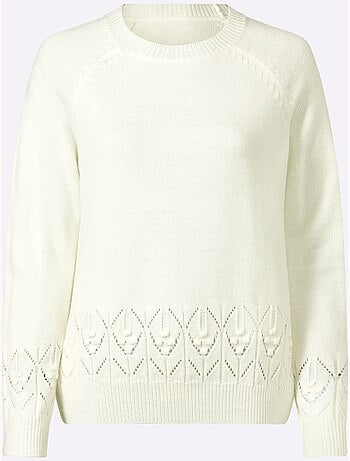 Pull à Manches Longues Manches Raglan - Taille Standard - Moda Vilona