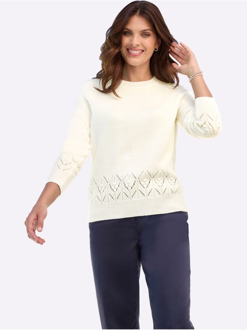 Pull à Manches Longues Manches Raglan - Taille Standard - Moda Vilona - Kiabi Pull à Manches Longues Manches Raglan - Taille Standard - Moda Vilona - Kiabi