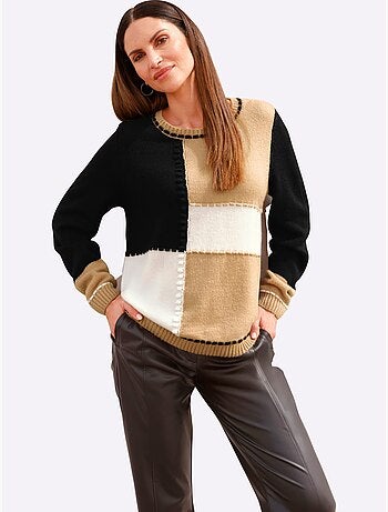 Pull à manches longues motif > - witt