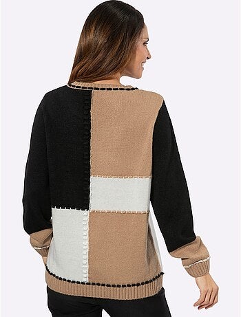 Pull à manches longues motif > - witt