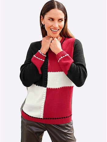 Pull à manches longues motif > - witt