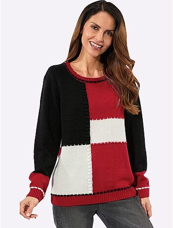 Pull à manches longues motif > - witt