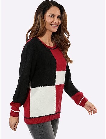 Pull à manches longues motif > - witt