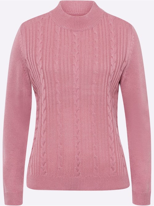 Pull à Manches Longues Motif Torsadé Classique - Taille Standard - Moda Vilona - Kiabi Pull à Manches Longues Motif Torsadé Classique - Taille Standard - Moda Vilona - Kiabi