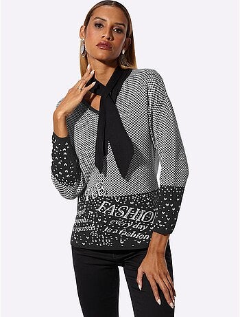 Pull à Manches Longues Qualité Coton Et Modal Agréable à Porter - Taille Standard - Helline