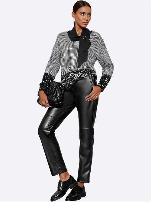 Pull à Manches Longues Qualité Coton Et Modal Agréable à Porter - Taille Standard - Helline - Kiabi