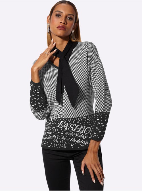 Pull à Manches Longues Qualité Coton Et Modal Agréable à Porter - Taille Standard - Helline - Kiabi