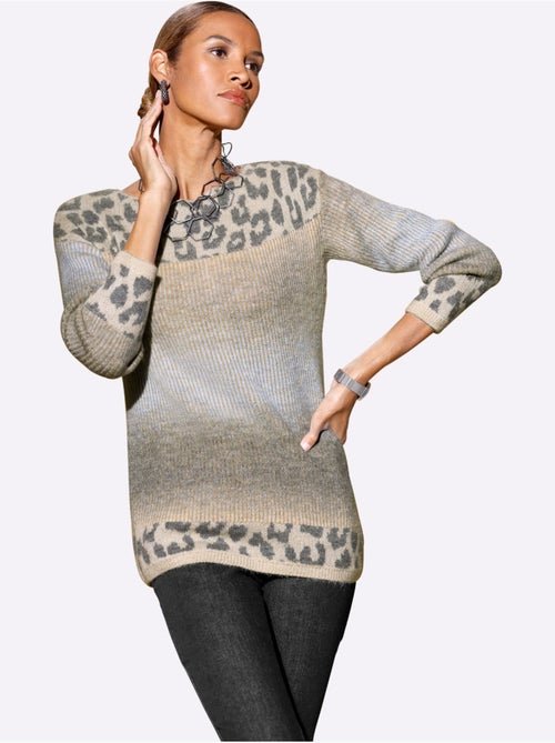Pull à manches longues qualité ultra-douce - taille standard - helline - Kiabi