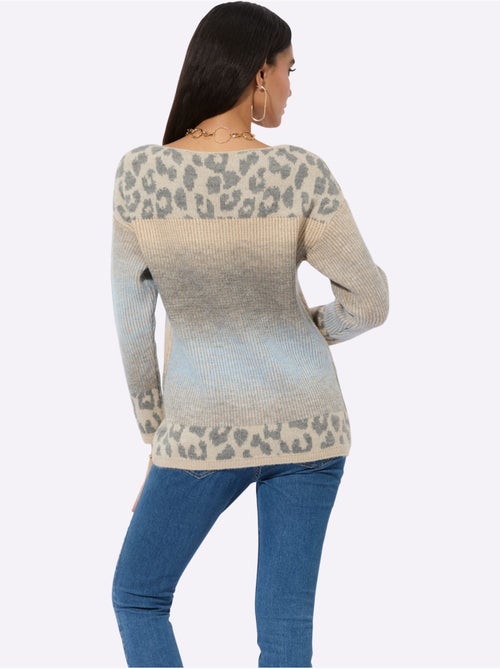 Pull à manches longues qualité ultra-douce - taille standard - helline - Kiabi