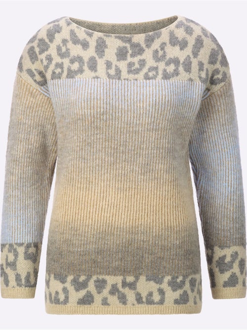 Pull à manches longues qualité ultra-douce - taille standard - helline - Kiabi