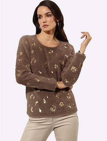 Pull à Manches Longues Qualité Ultra-douce - Taille Standard - Helline