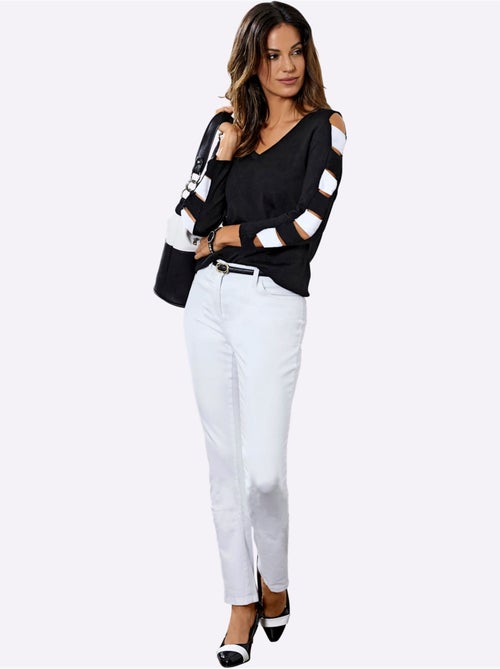 Pull à Manches Longues Qualité Viscose Douce - Taille Standard - Witt - Kiabi