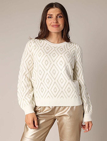 Pull à motif losange
'Deeluxe'
