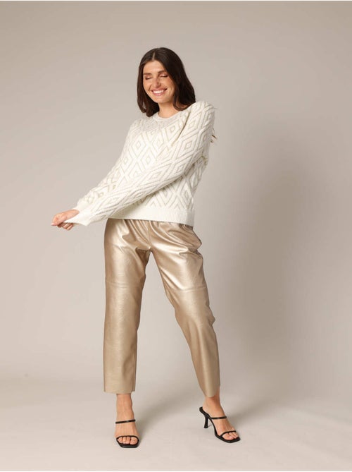 Pull à motif losange 'deeluxe' - Kiabi Pull à motif losange 'deeluxe' - Kiabi