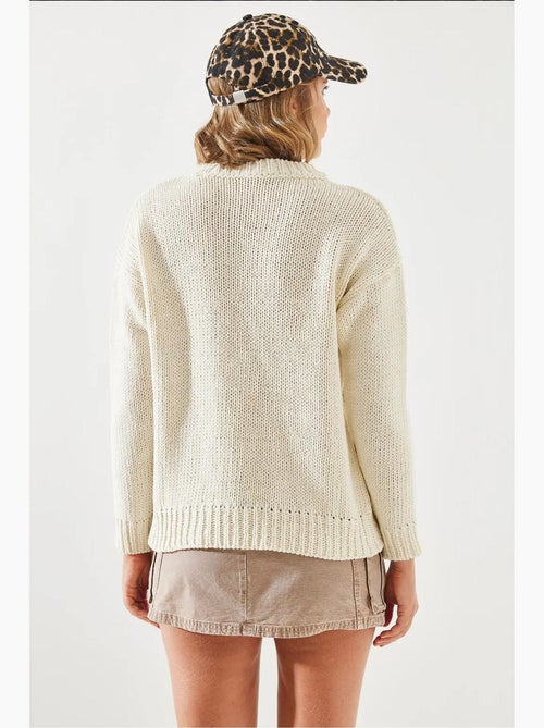 Pull à motif losanges lucci - Kiabi