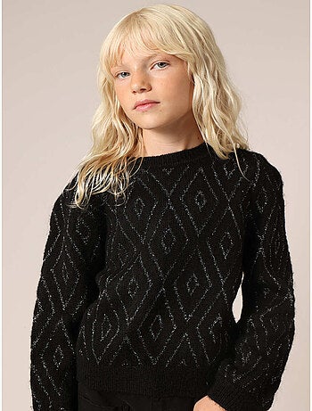Pull à motif losanges pour fille 'deeluxe'