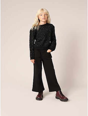 Pull à motif losanges pour fille 'deeluxe'